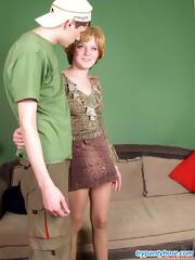 Ninette and Clifford gay pantyhose lovers
